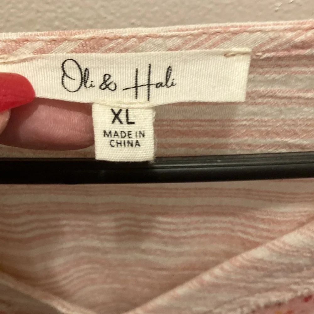 Bohemian Patchwork Top - Pink and Cream - Picture 3 of 3